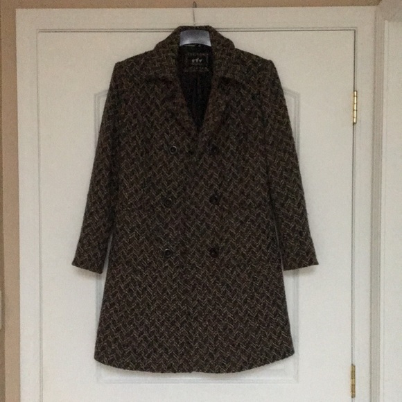 Brown Tweed Coat - Picture 7 of 7